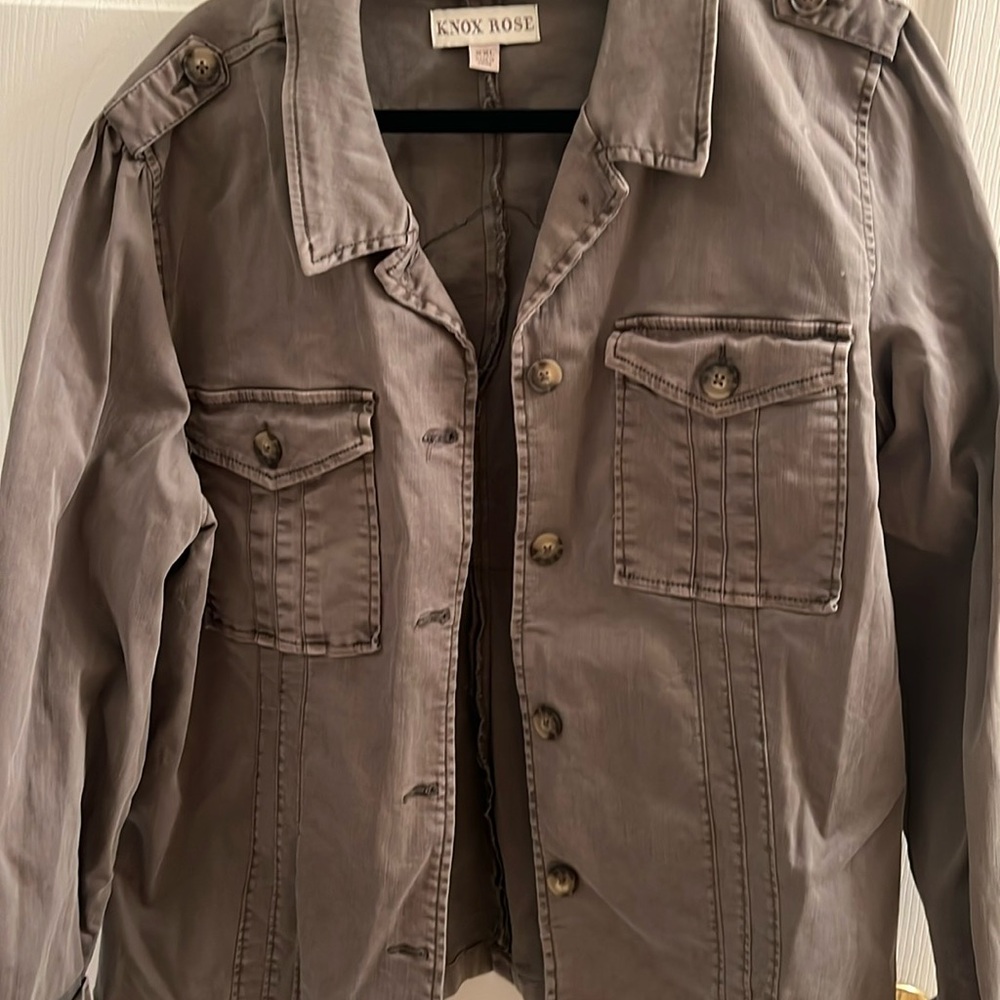 Knox Rose size xxl jacket with hamsa patch on back